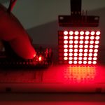 LED Matrix Display with Single Digit Messaging
